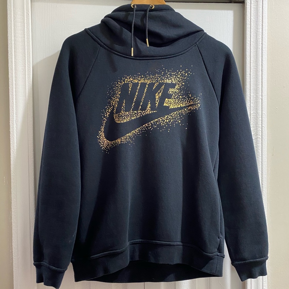 Black and Gold Women’s Nike Hoodie